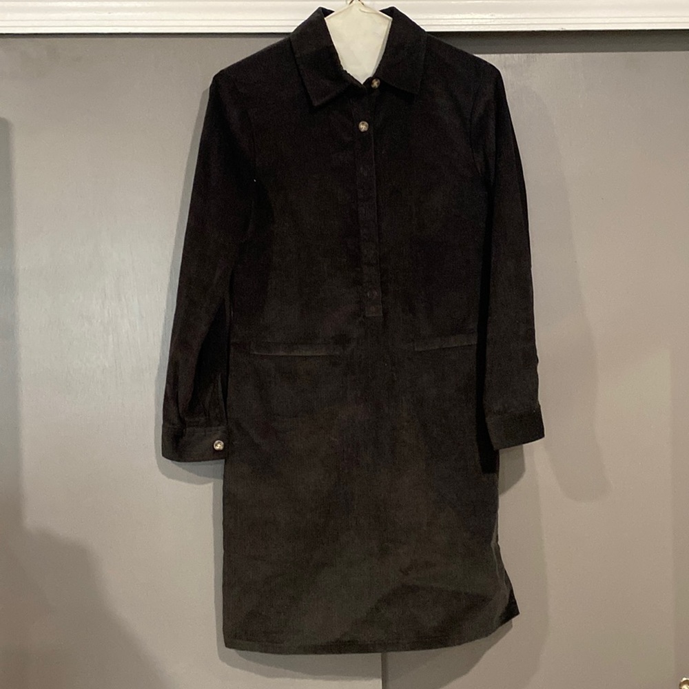 Black Talbots corduroy dress black size 6